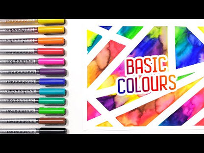 Karin Brushmarker PRO - 12 Basic Colours