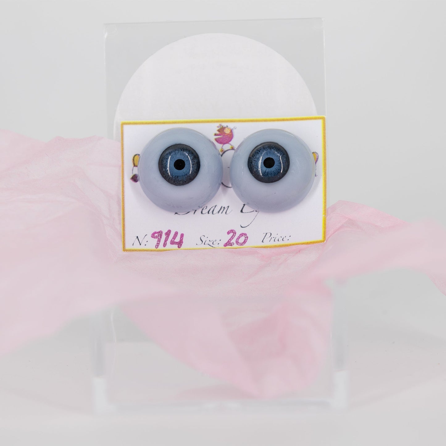 20mm Deep Ocean Blue Carola Carolls Resin Eyes - #914 - Create A Little Magic (Pty) Ltd