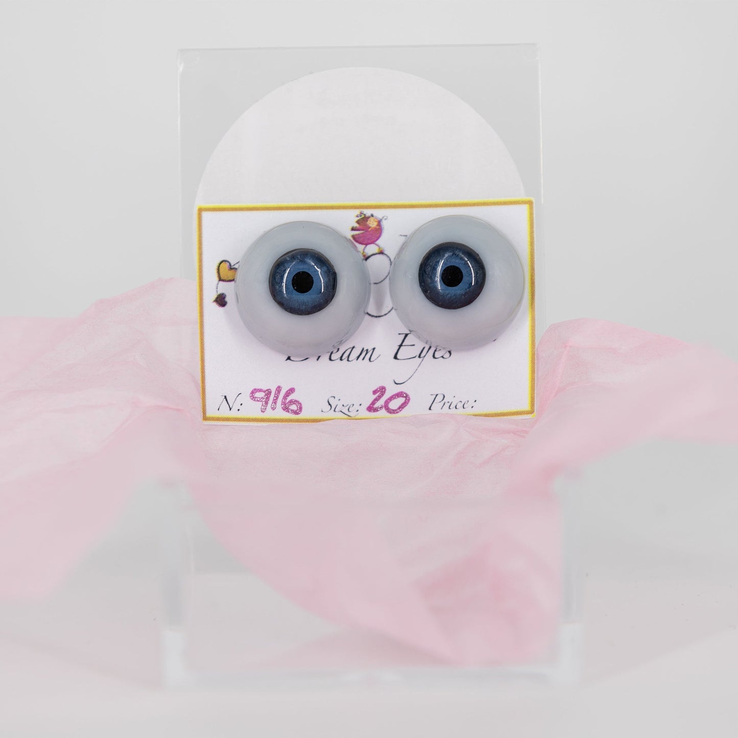 20mm Deep Ocean Blue Carola Carolls Resin Eyes - #916 - Create A Little Magic (Pty) Ltd