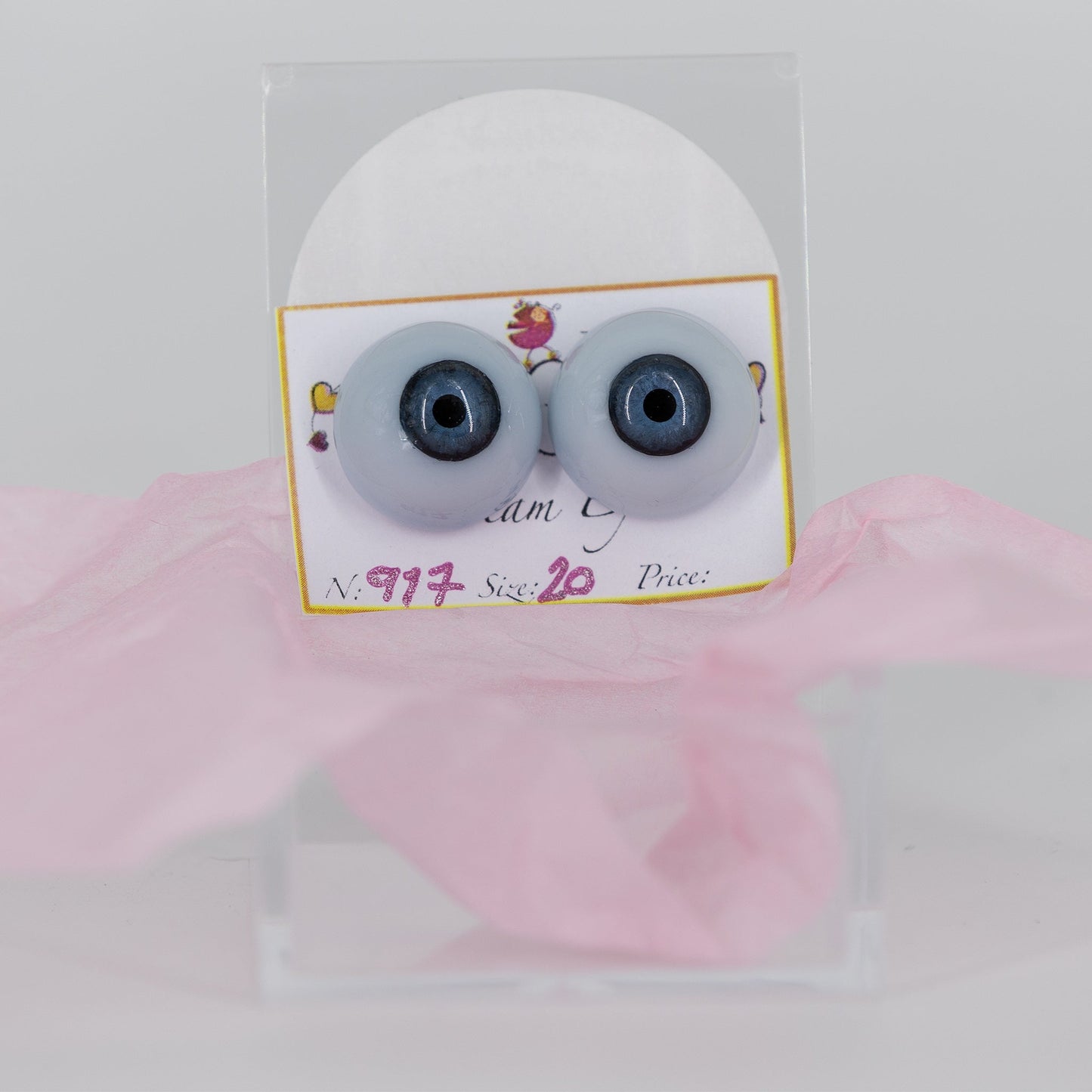 20mm Deep Ocean Blue Carola Carolls Resin Eyes - #917 - Create A Little Magic (Pty) Ltd