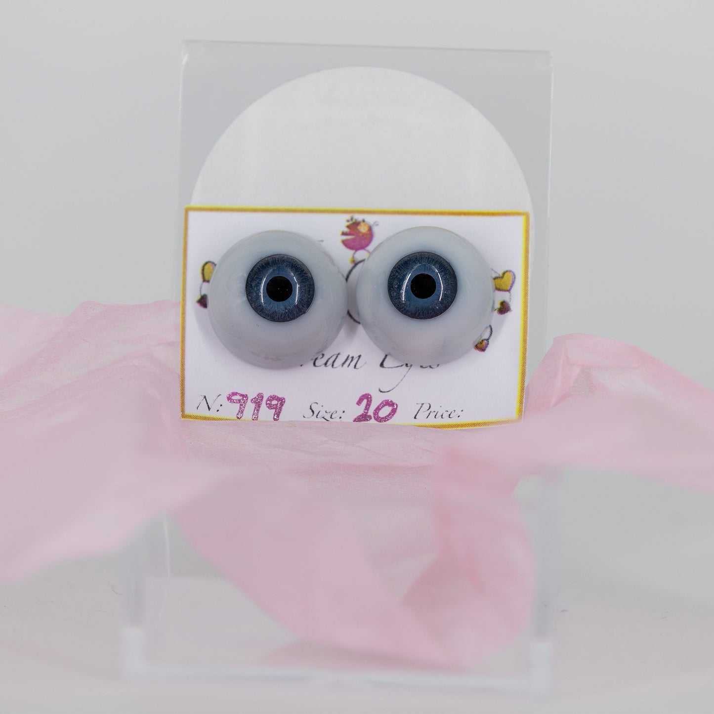 20mm Deep Ocean Blue Carola Carolls Resin Eyes - #919 - Create A Little Magic (Pty) Ltd