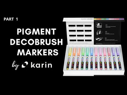 Karin PIGMENT DecoBrush Nature Colours Collection - 12 pc Set