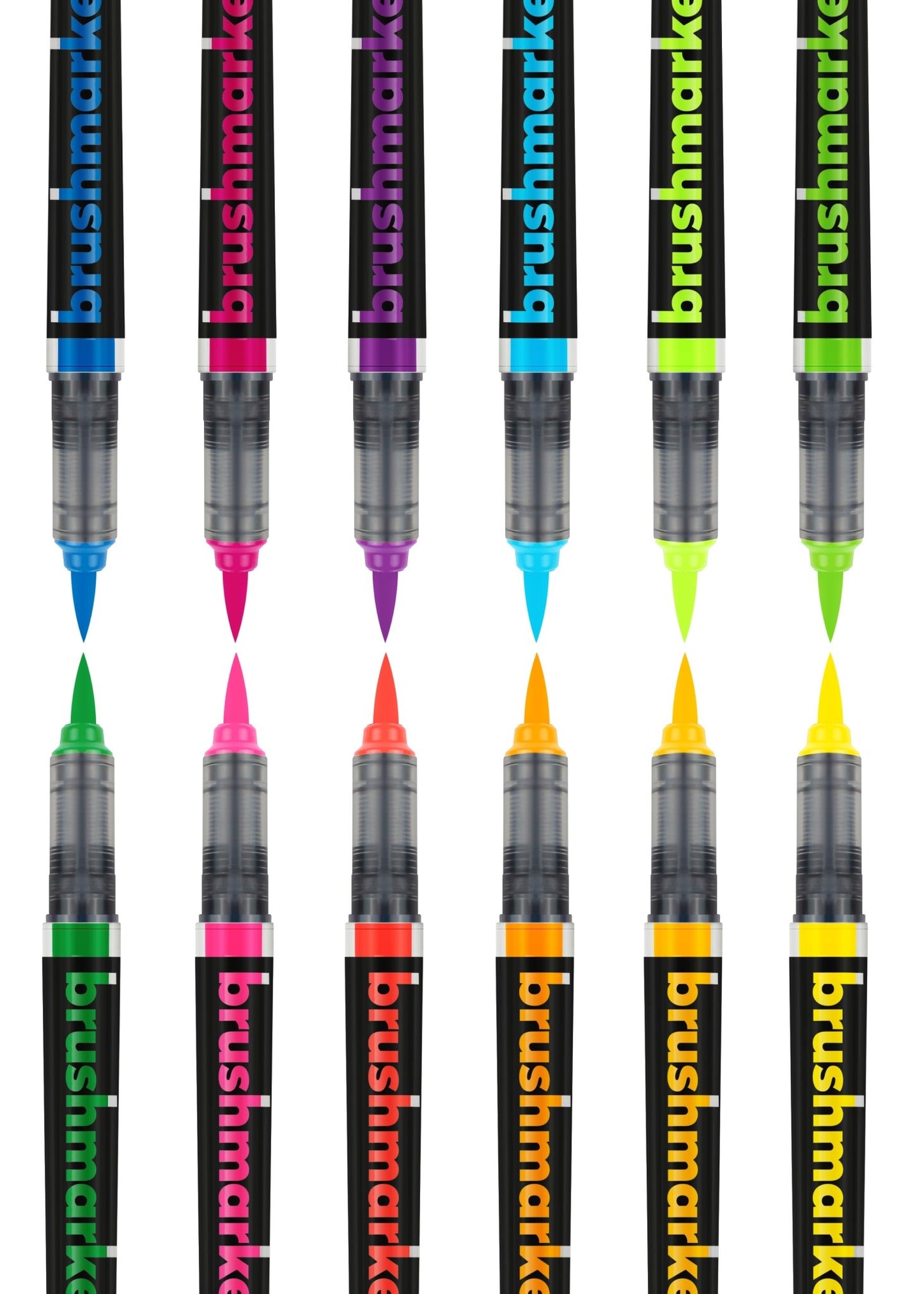 Karin Brushmarker PRO - Neon Colours - 12 Colours - Create A Little Magic (Pty) Ltd