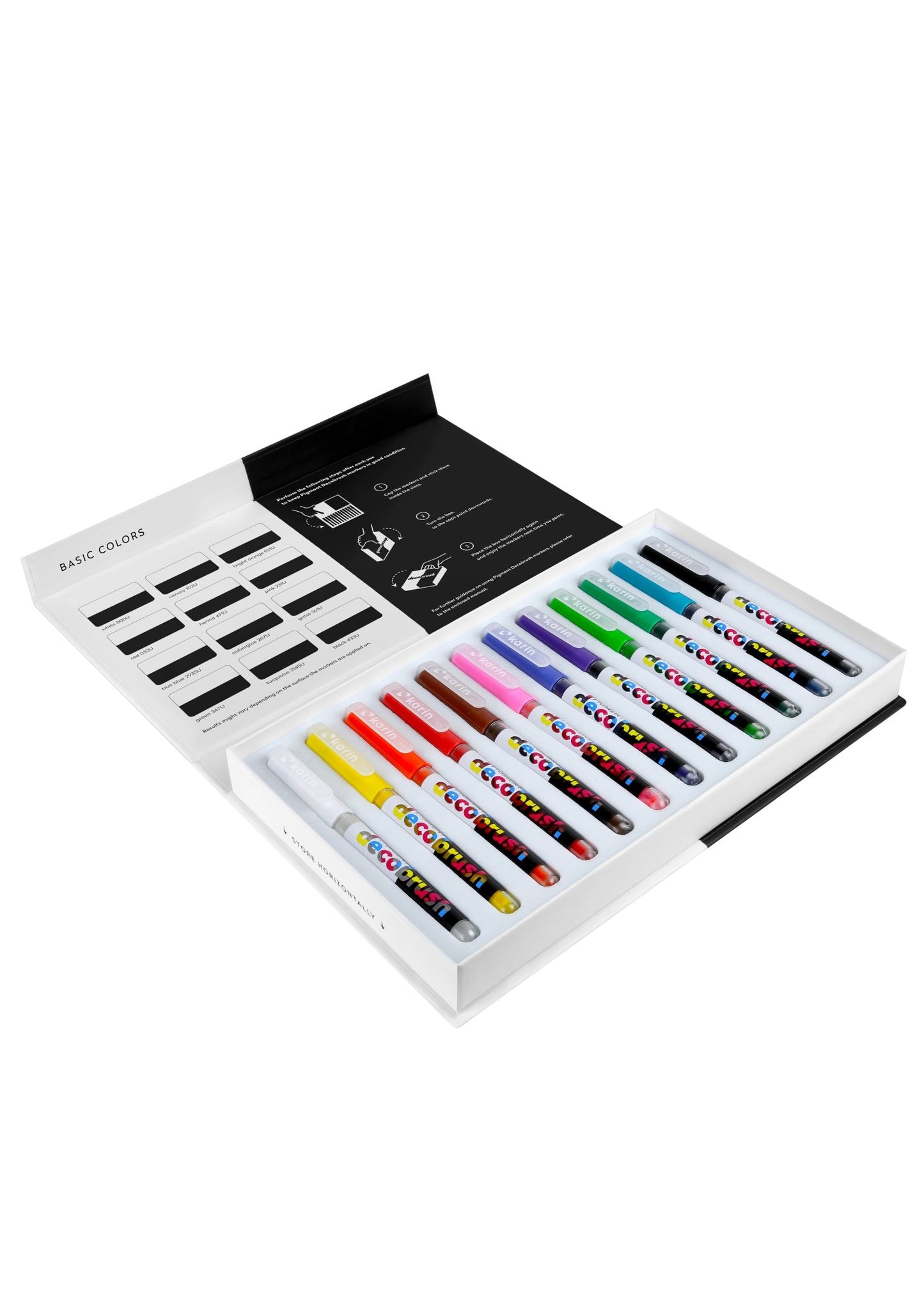 Karin DecoBrush Basic Colours Collection - 12 pc Set - Create A Little Magic (Pty) Ltd