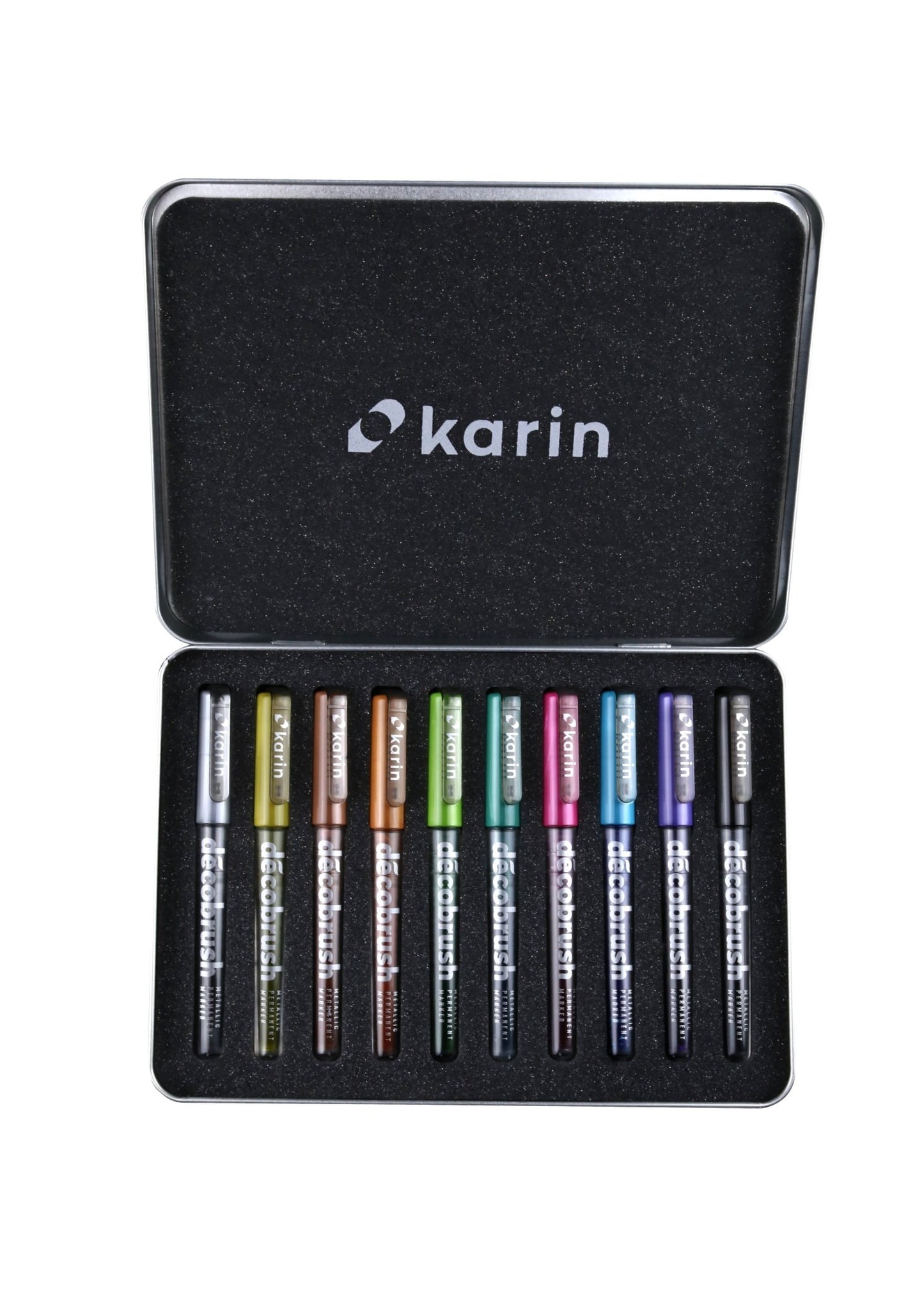 Karin DecoBrush Metallic - 10 pc Set - Create A Little Magic (Pty) Ltd