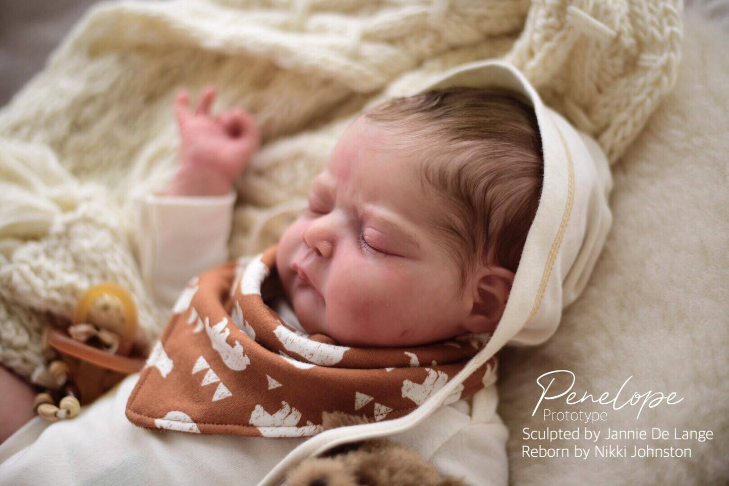 Reborn Doll Kit - Penelope by Jannie De Lange - Create A Little Magic (Pty) Ltd