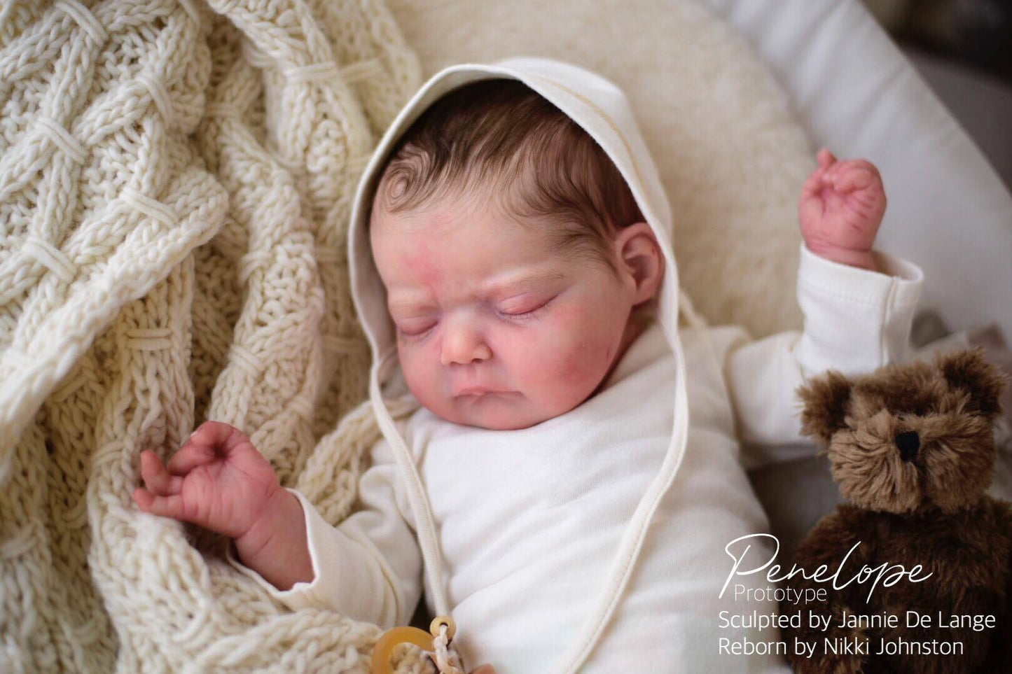 Reborn Doll Kit - Penelope by Jannie De Lange - Create A Little Magic (Pty) Ltd