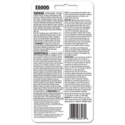 Original E6000 Multi-Purpose Industrial Adhesive – Clear