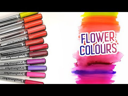 Karin Brushmarker PRO - Flowers Colours  - 12 Colours