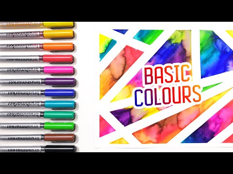 Brushmarker PRO 12pcs Basic Colors set - Shop karin-markers-hk