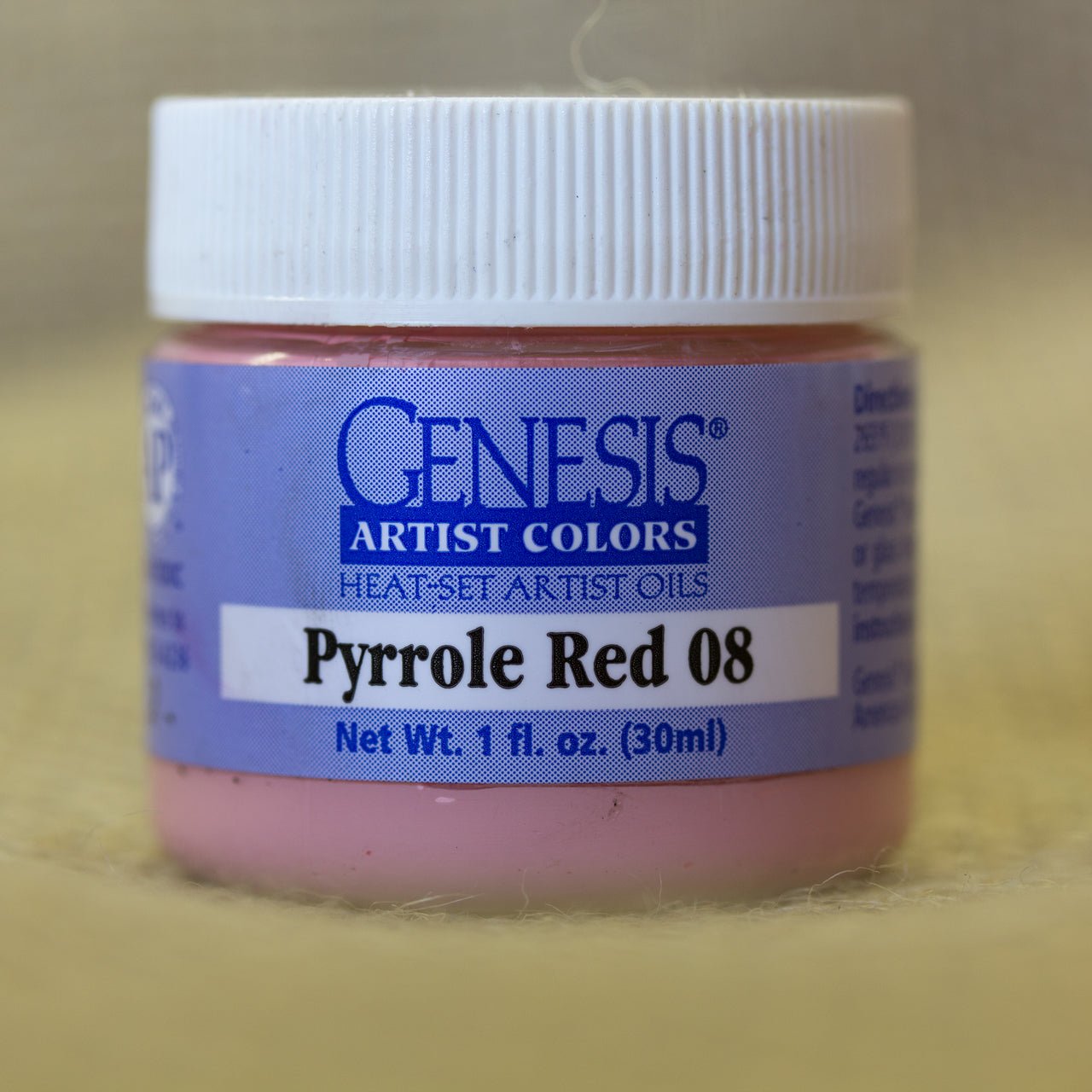 Genesis Heat Set Paint - Pyrrole Red 08 - 1oz - Create A Little Magic (Pty) Ltd