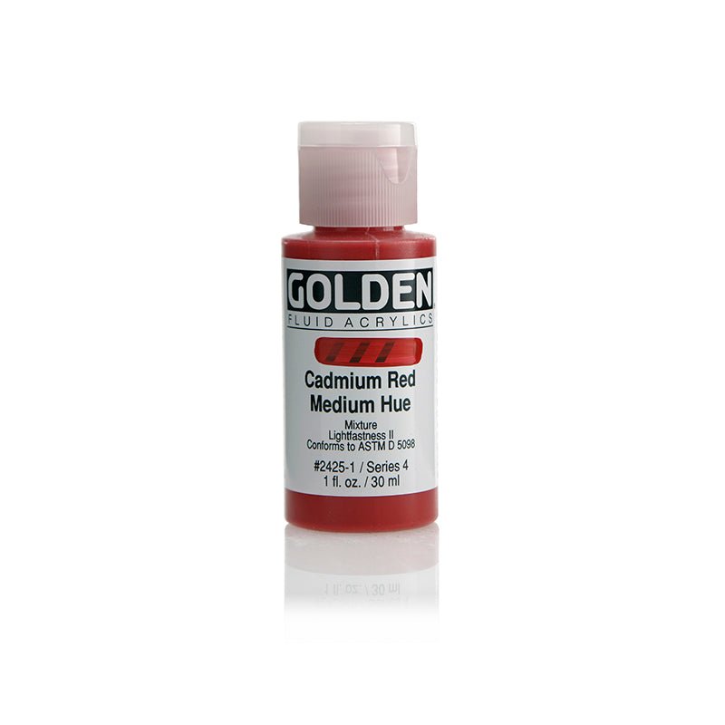 Golden Fluid Acrylics - Cadmium Red Medium Hue - 30ml - Create A Little Magic (Pty) Ltd