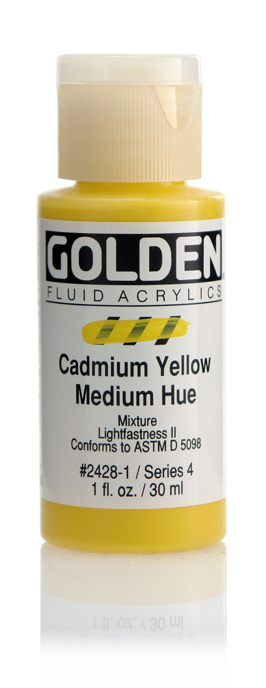 Golden Fluid Acrylics - Cadmium Yellow Medium Hue - 30ml - Create A Little Magic (Pty) Ltd
