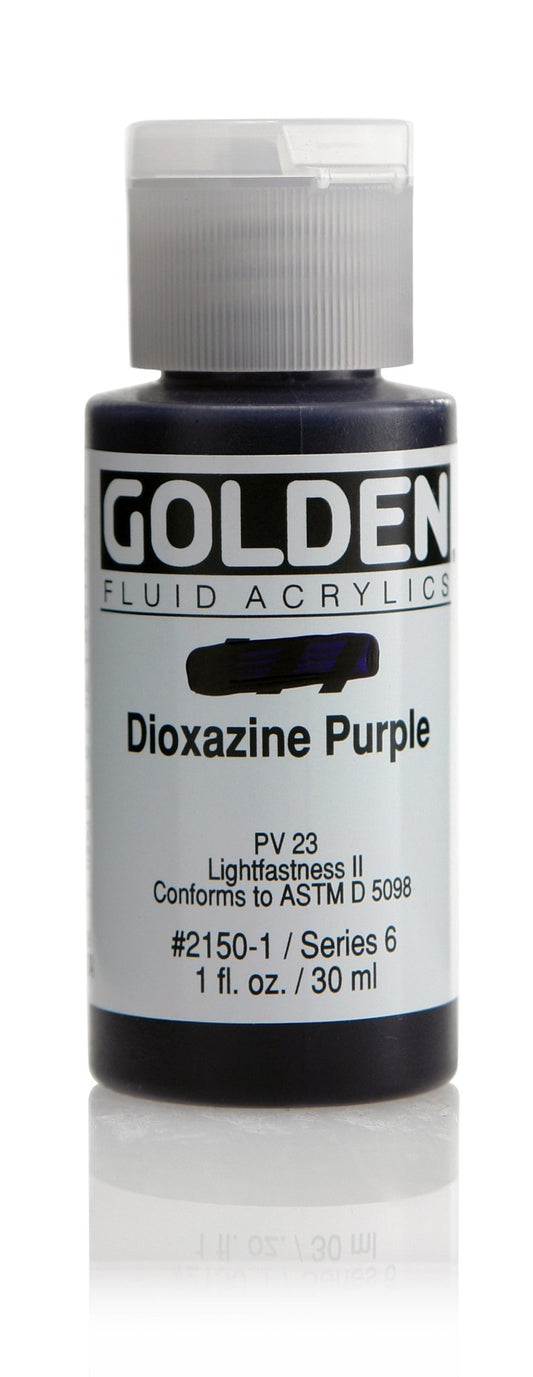 Golden Fluid Acrylics - Dioxazine Purple - 30ml - Create A Little Magic (Pty) Ltd