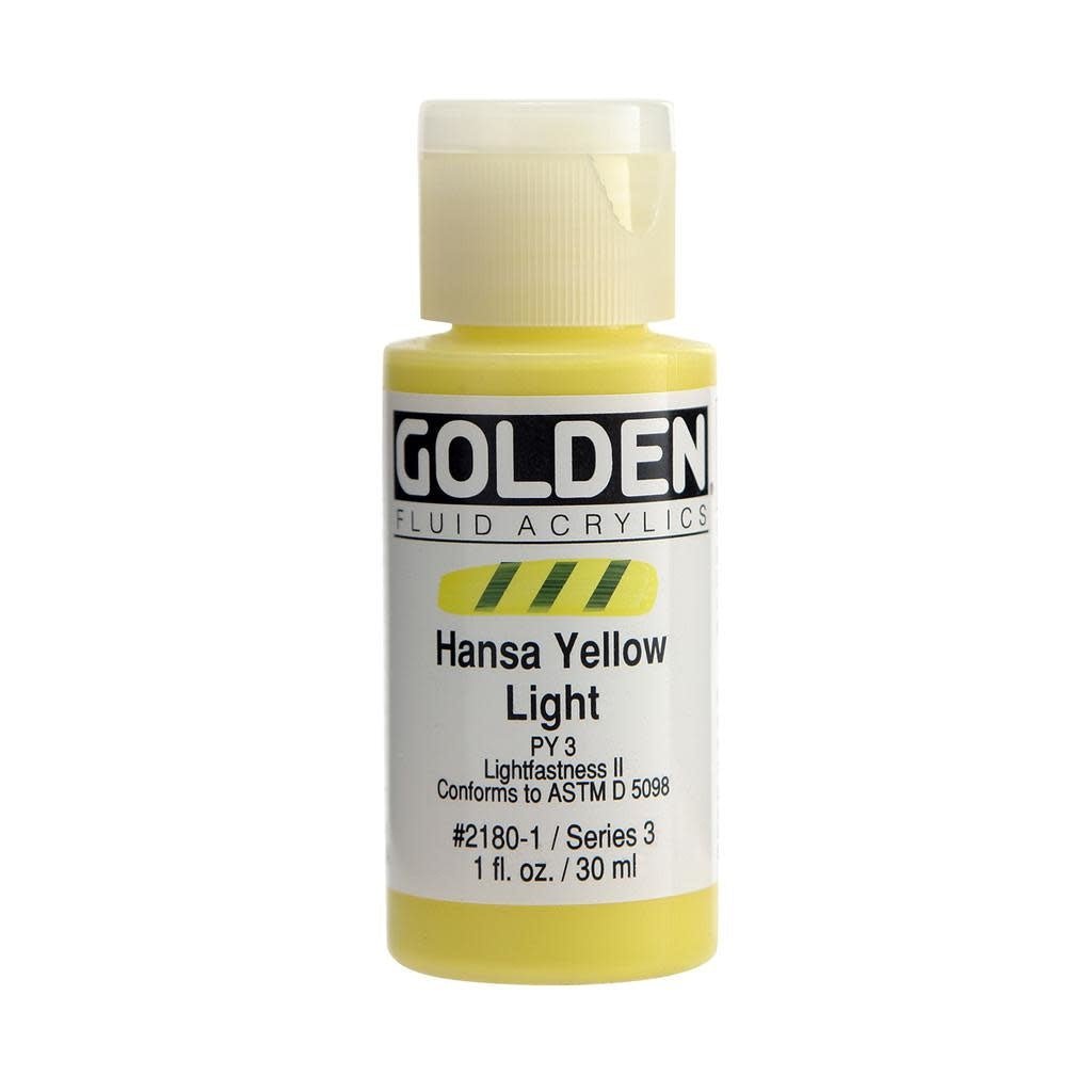 Golden Fluid Acrylics - Hansa Yellow Light - 30ml - Create A Little Magic (Pty) Ltd