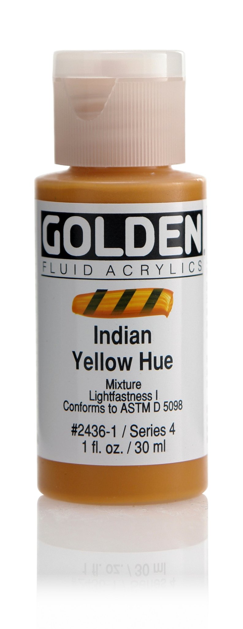 Golden Fluid Acrylics - Indian Yellow Hue - 30ml - Create A Little Magic (Pty) Ltd