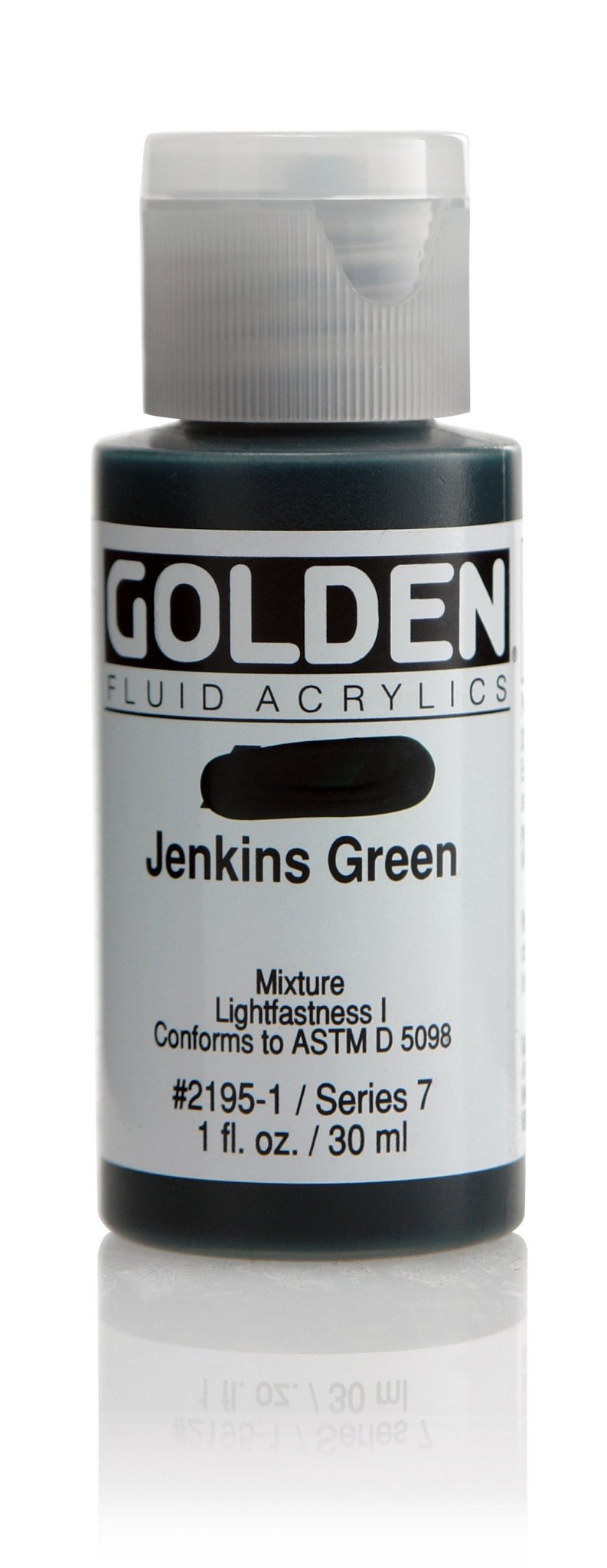 Golden Fluid Acrylics - Jenkins Green - 30ml - Create A Little Magic (Pty) Ltd