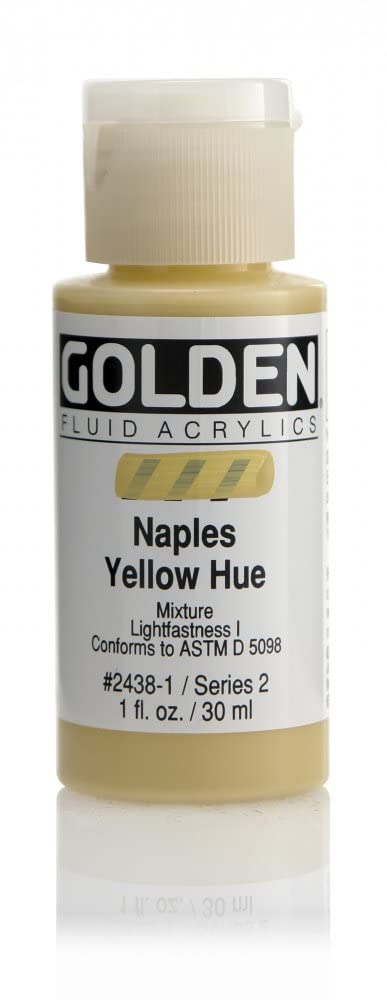 Golden Fluid Acrylics - Naples Yellow Hue - 30ml - Create A Little Magic (Pty) Ltd