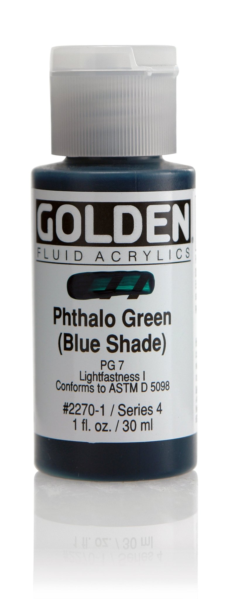 Golden Fluid Acrylics - Phthalo Green (Blue Shade) - 30ml - Create A Little Magic (Pty) Ltd