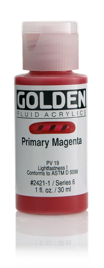 Golden Fluid Acrylics - Primary Magenta - 30ml - Create A Little Magic (Pty) Ltd