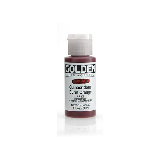 Golden Fluid Acrylics - Quinacridone Burnt Orange - 30ml - Create A Little Magic (Pty) Ltd