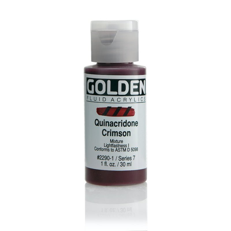 Golden Fluid Acrylics - Quinacridone Crimson - 30ml - Create A Little Magic (Pty) Ltd