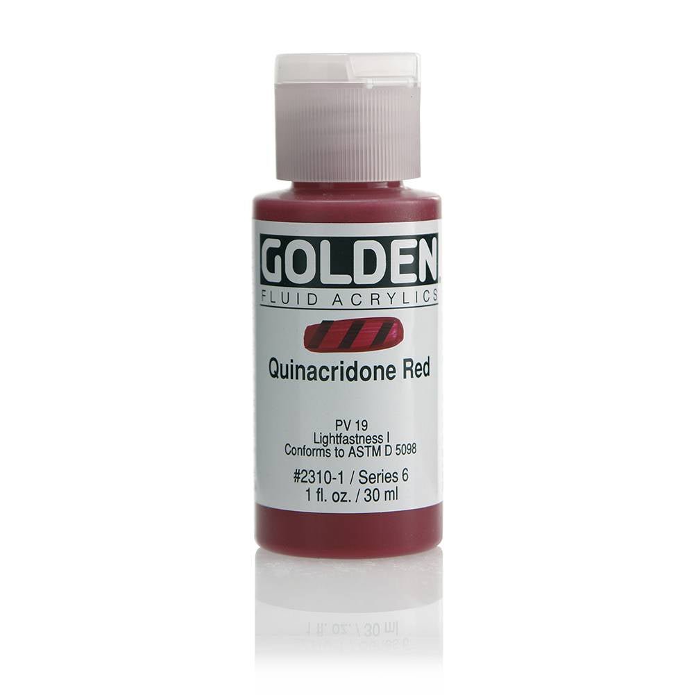Golden Fluid Acrylics - Quinacridone Red - 30ml - Create A Little Magic (Pty) Ltd