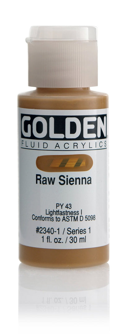 Golden Fluid Acrylics - Raw Sienna - 30ml - Create A Little Magic (Pty) Ltd