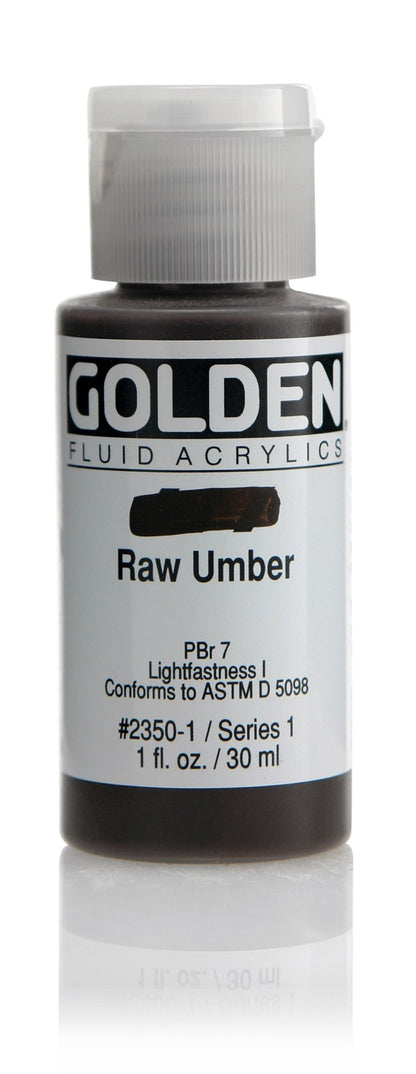 Golden Fluid Acrylics - Raw Umber - 30ml - Create A Little Magic (Pty) Ltd