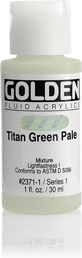 Golden Fluid Acrylics - Titan Green Pale - 30ml - Create A Little Magic (Pty) Ltd