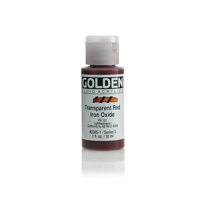 Golden Fluid Acrylics - Transparent Red Iron Oxide - 30ml - Create A Little Magic (Pty) Ltd