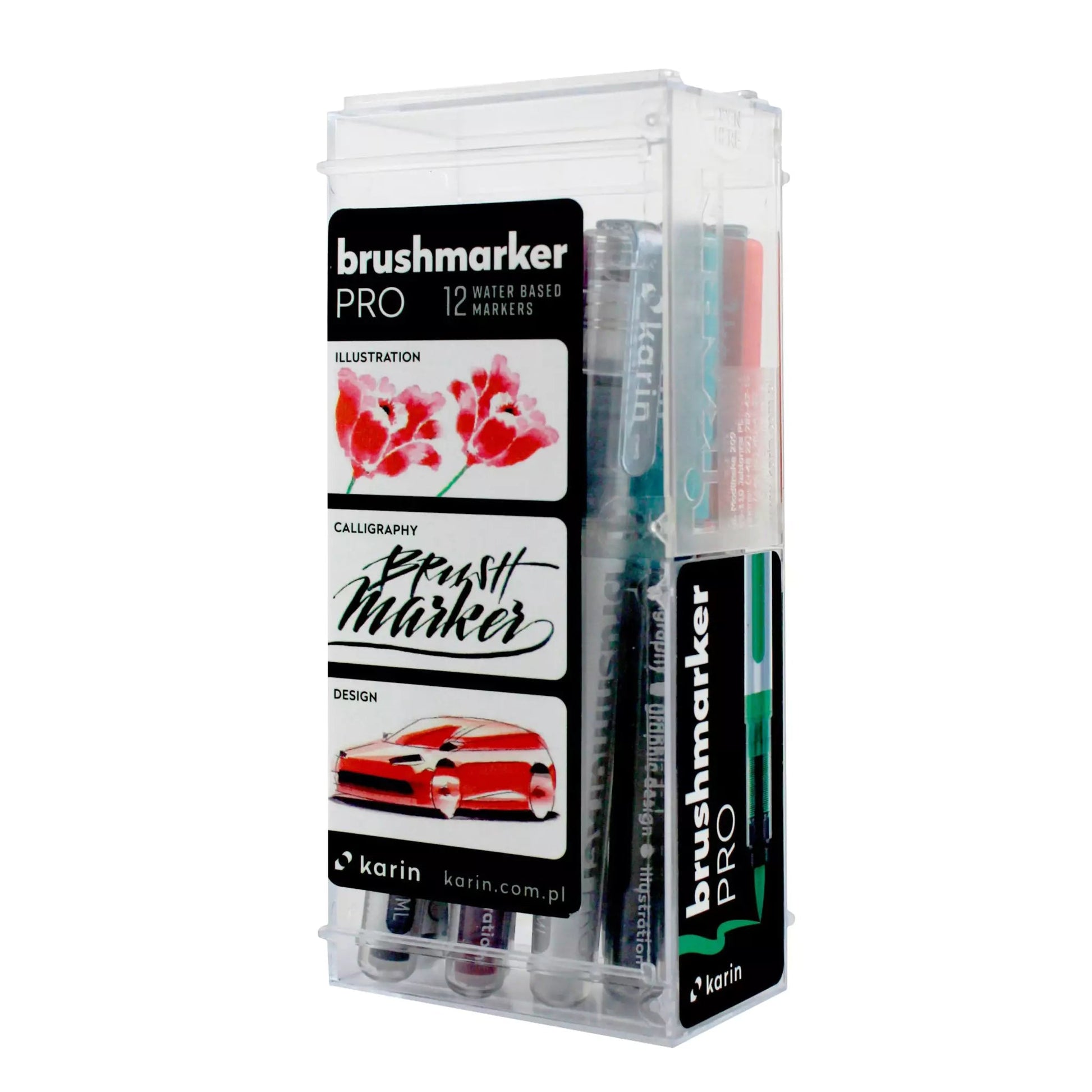 Karin Brushmarker PRO - 12 Basic Colours - Create A Little Magic (Pty) Ltd