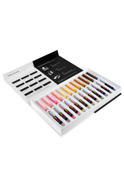 Karin DecoBrush Nude Colours Collection - 12 pc Set - Create A Little Magic (Pty) Ltd