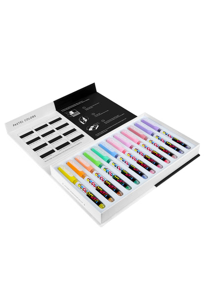 Karin DecoBrush Pastel Colours Collection - 12 pc Set - Create A Little Magic (Pty) Ltd